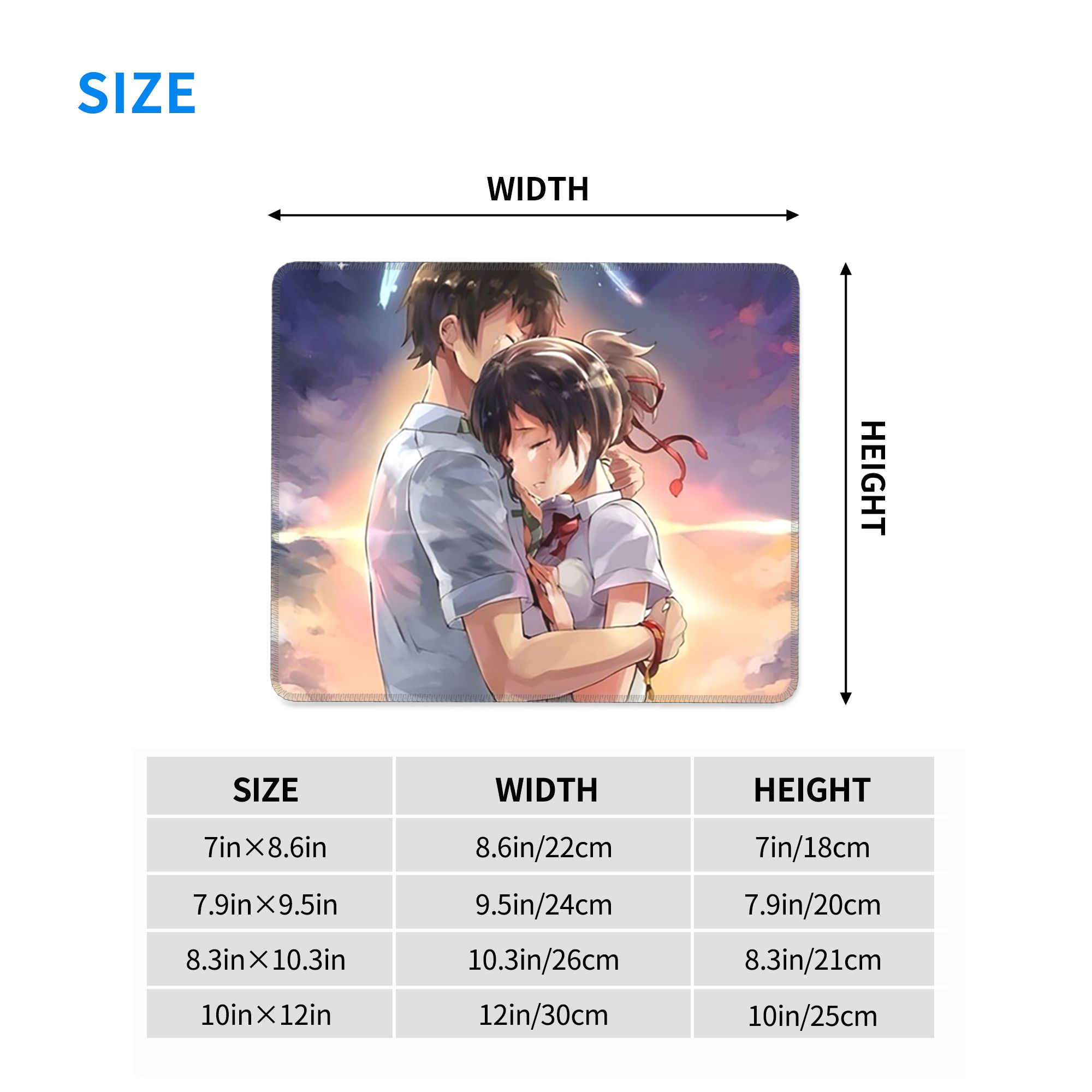 일본 애니메이션 너의 이름은 마우스 패드 컴퓨터 키보드 - Gaming Keyboard Name 리뷰 및 가격