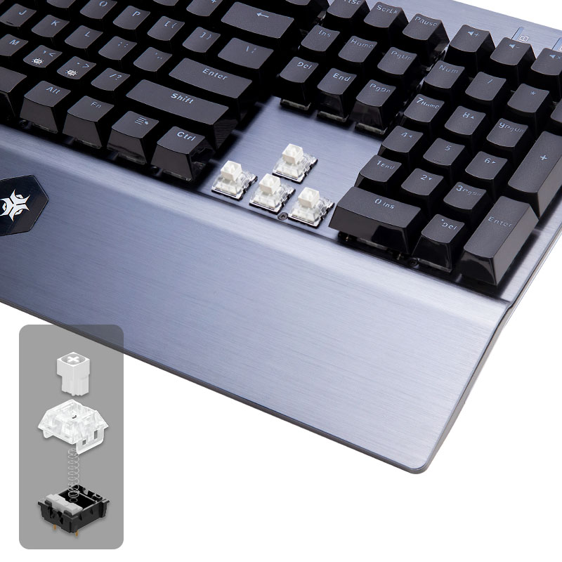 HEXGEARS GK739 핫 스왑 가능 디자인 키보드 - Keyboard Gaming Blue Switch 리뷰 및 가격