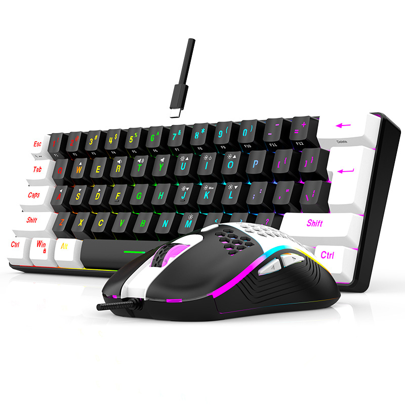 키보드 마우스 세트 60% RGB 게이밍 키보드 마우스 - Gaming Keyboard And Mouse For Xbox 리뷰 및 가격