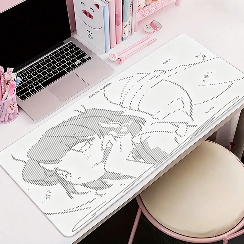 1Pcs 가죽 마우스 패드 애니메이션 엔젤 소녀 Y2k - Gaming Keyboard And Mouse Pad 리뷰 및 가격